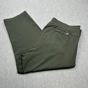 Public Rec Drawstring Pull On Pants Green Mens 42x22 Relaxed Fit
